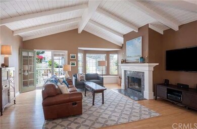 High, beamed ceilings create a spaciousness, firep
