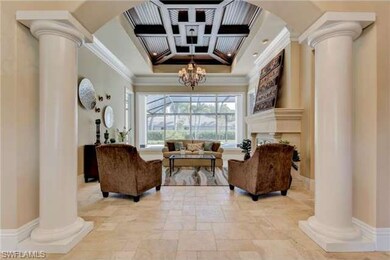 Formal living room with gas fireplace