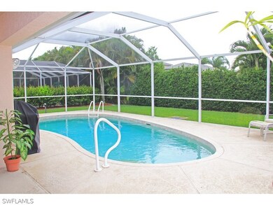 Large Pool with step down stair and a latter in th