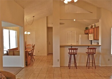 Living Room Opens into Kitchen