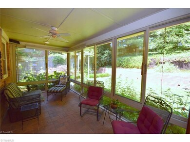 Sunroom off the kitchen