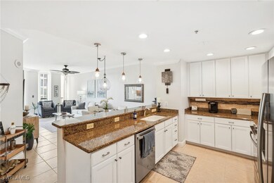 Kitchen featuring light tile patterned flooring, k