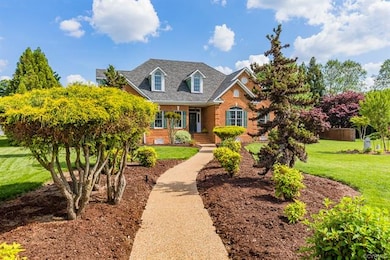 Park like walkway to the front door!