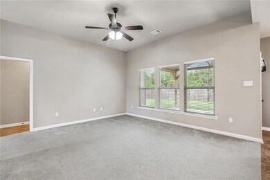 Living Room Windows Looking Onto Backyard