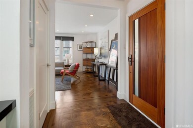 Gorgeous custom front door and restored vintage ha