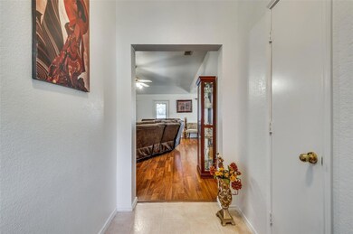 Corridor featuring light hardwood / wood-style flo