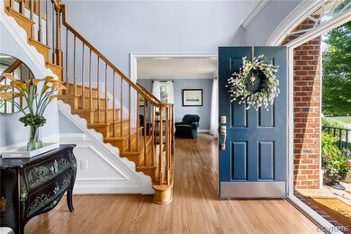 Welcome home to a 2 story entry with beautiful sta