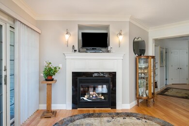 Gas fireplace adds warmth and charm to winter mont