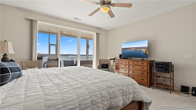 Master bedroom to walk out deck.