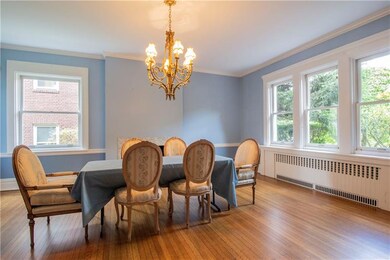 Dining room for large gatherings.