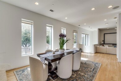 Second floor open concept with access to narrow ba