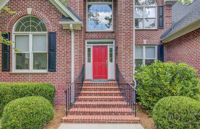 Beautiful brick entrance
