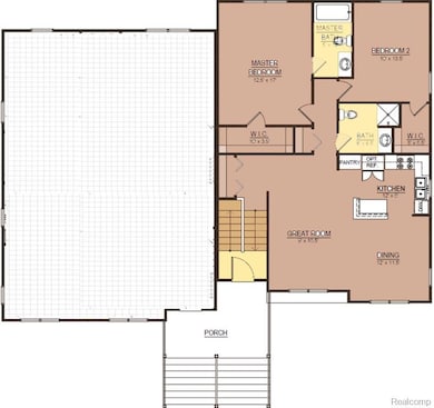 Top level of this raised Ranch