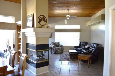 2 sided gas log fireplace