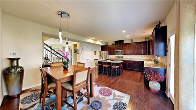 Upgraded hardwood flooring