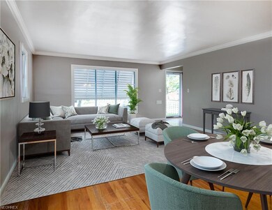 Open concept living and dining room!
