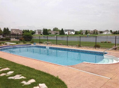 In-ground pool w/ automatic locking safety cover. 