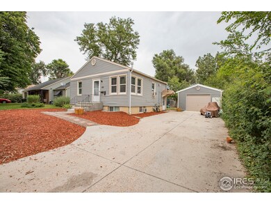 Off-street parking and detached garage