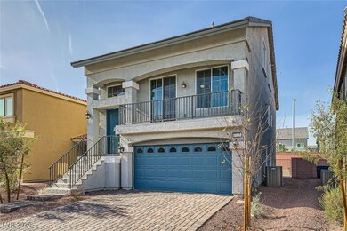 View of front of home with stucco siding, decorati