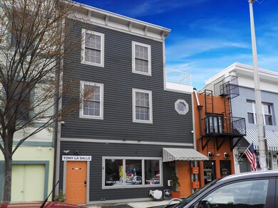 Rear of building along Mattison Avenue.