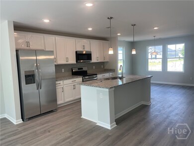 Kitchen and Dining Area on the front of the home