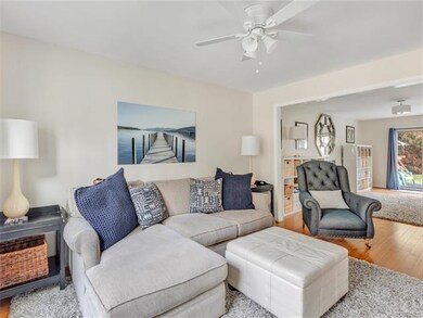 Living room leading to family room