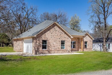 Corner lot with side garage