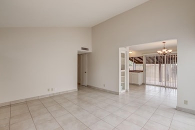 high vaulted ceiling