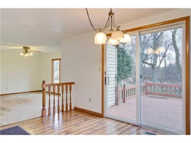 Kitchen Eat in kitchen overlooks the deck