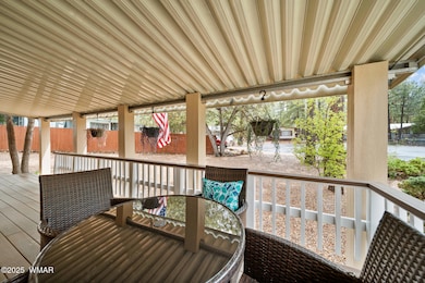 Enjoy a cup of coffee on your front deck