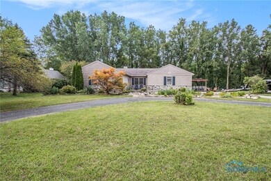 Home offers great privacy sitting back off the roa