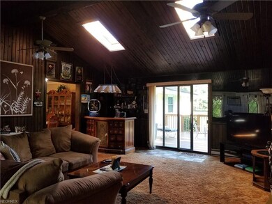 Great Room- Complete with Skylights & sliders out to Large Deck