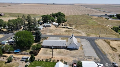 The view looking east.