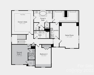 Structural options include: tray ceiling, gourmet kitchen, fireplace, study, sunroom, second suite upstairs, laundry sink, door from owner's closet to laundry, and ledge at owner's shower.