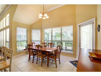 Breakfast Room. Looks out over the private fenced
