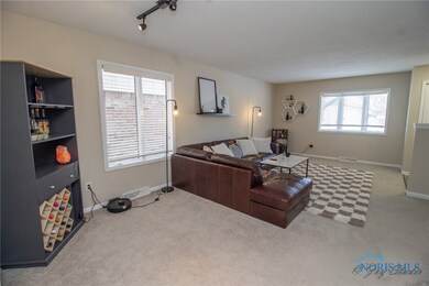 HUGE living room/dining room combination with a la