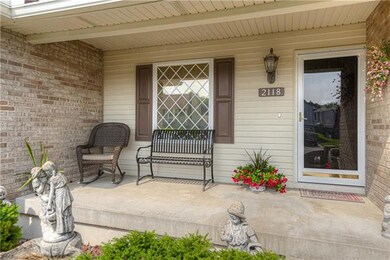 Covered front porch
