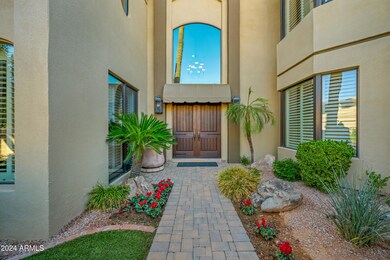 Front Entry w/ Lush Landscaping