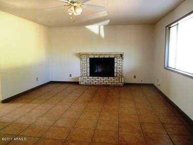 Living Room & fireplace