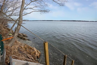 Waterfront at high tide