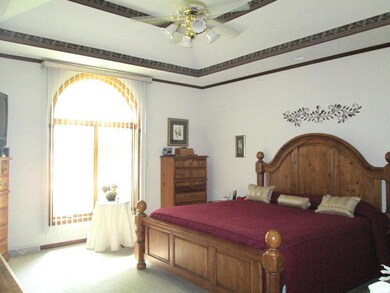 Decorative Window in Master Bedroom