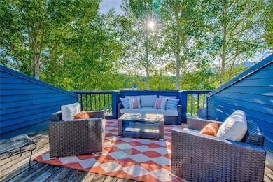 Spacious private deck