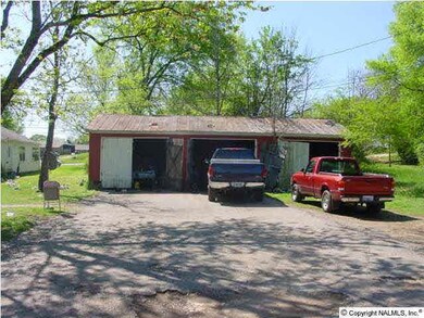 Shed in back yard