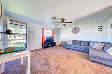 living room & front door