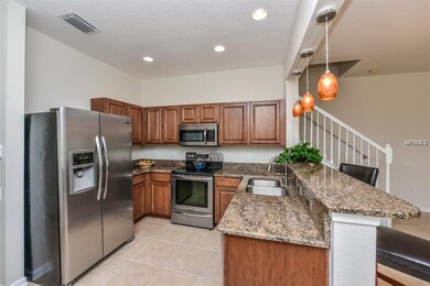 Kitchen has Stainless steel appliances