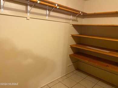 Primary closet