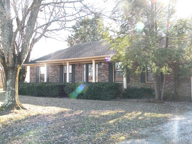 All brick home is move in ready.