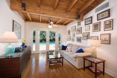 Charming Den with Pool View