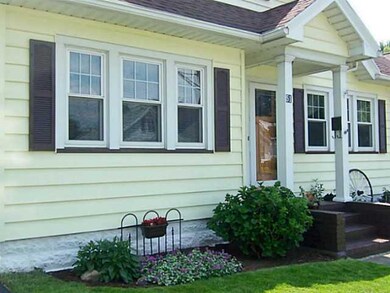 Exterior Front. Beautiful front landscaping and en
