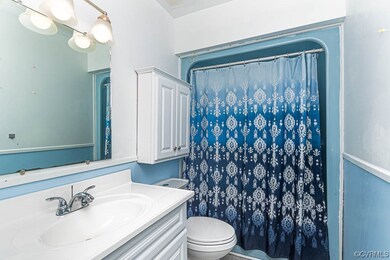 Hallway bathroom